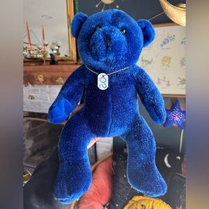 Vintage Y2K 2002 Limited Too Sparkle Blue Bear